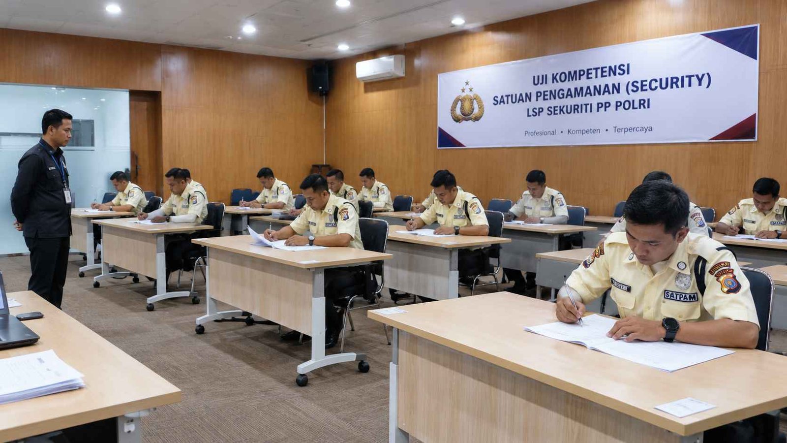 Pelaksanaan Uji Kompetensi Sertifikasi Sekuriti